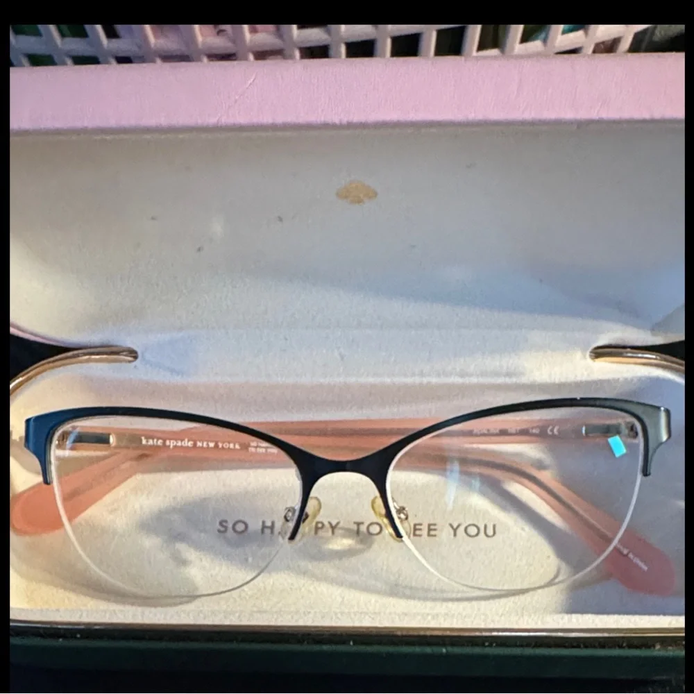 Kate Spade eye glasses,pink/black
Adalina N6T - Picture 1 of 16